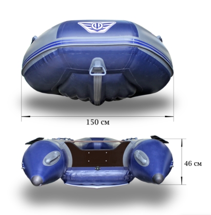 Лодка ПВХ Флагман 380 IGLA НДНД надувная под мотор, фото 4