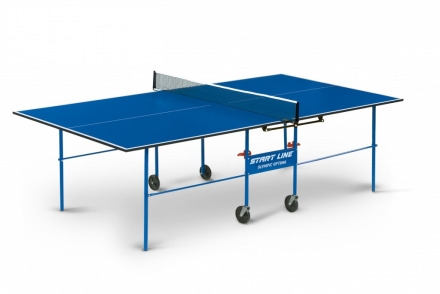 Теннисный стол START LINE OLYMPIC OUTDOOR OPTIMA BLUE с сеткой, фото 1