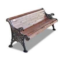 Скамейка чугунная Вензель 3,0 м (3 опоры)