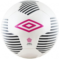 Мяч футбольный профессиональный &quot;UMBRO Neo Pro TSBE&quot;, р.5, бело-черно-розовый