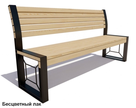Скамейка уличная Бавария, Сосна 0,6 м, фото 1