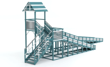 Зимняя горка Савушка Зима 9/2 (Серый Индиго) Зимняя горка Савушка Зима 9/2 (Серый Индиго)