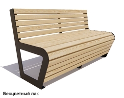 Скамейка уличная Клин, Лиственница 1,8 м, фото 1