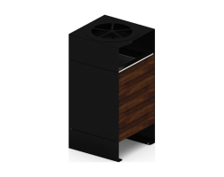 Урна парковая с пепельницей (черная) (под анкера) Символ 11, фото 2 Урна парковая с пепельницей (черная) (под анкера) Символ 11, фото 2