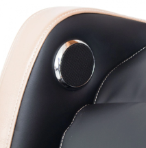 Домашнее массажное кресло Gess Bend коричнево-черное