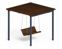 Пергола Релакшн с диваном (без поликарбоната) Пергола Релакшн с диваном (без поликарбоната)