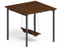 Пергола Релакшн с диваном (без поликарбоната) Пергола Релакшн с диваном (без поликарбоната)