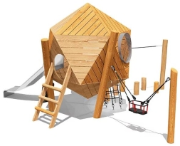 Игровой комплекс Эко VST 0024/8 для детской площадки, фото 1 Игровой комплекс Эко VST 0024/8 для детской площадки, фото 1