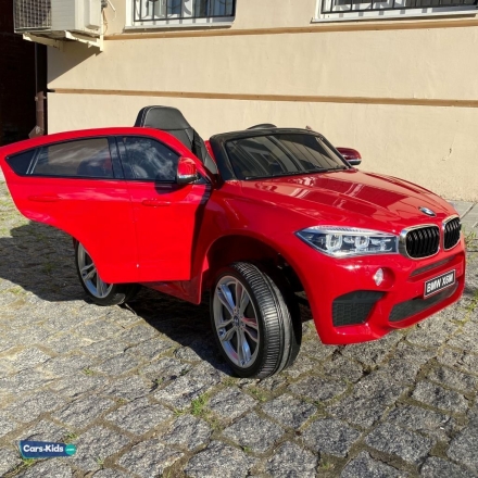 Электромобиль BMW X6M Mini JJ2199 красный, фото 7