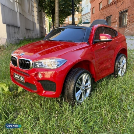 Электромобиль BMW X6M Mini JJ2199 красный, фото 2