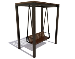 Качели Лофт, лиственница, фото 2