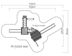 Игровой комплекс Эко 071103 для детской площадки, фото 3
