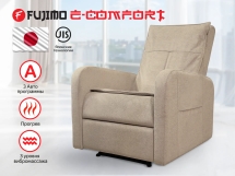 Кресло-реклайнер электрический с массажем FUJIMO E-COMFORT CHAIR Ваниль