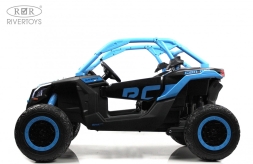 Детский электромобиль BRP Can-Am Maverick (У111УУ)синий Y111YY, фото 2