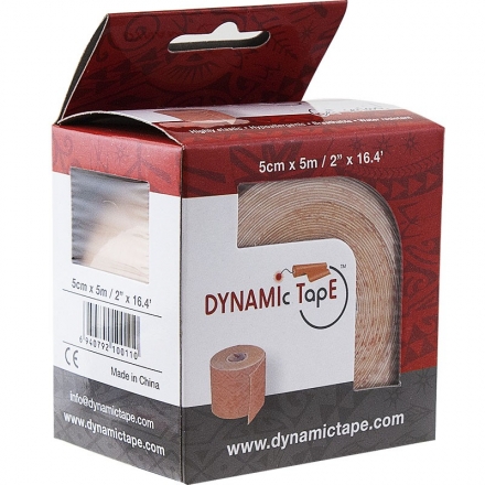 Тейп динамический Dynamic Tape, арт. DT50PL, шир. 5 см, дл. 5 м, телесный/светл. тату, фото 2