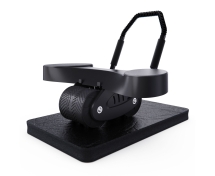 Тренажёр для пресса AB Roller SND чёрный с ковриком 45 х 30 x 3.5 cм