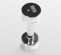 BRONZE GYM BG-PA-DB-C04 Гантель хромированная 4 кг BRONZE GYM BG-PA-DB-C04 Гантель хромированная 4 кг