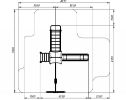 Детская игровая площадка Лукоморье ДИК 2.25.03-01 H=1200, фото 5 Детская игровая площадка Лукоморье ДИК 2.25.03-01 H=1200, фото 5