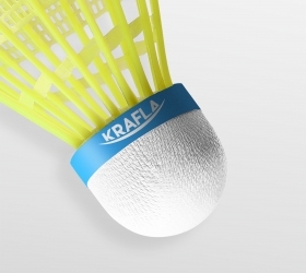 KRAFLA SH-Y100 Волан для бадминтона (выписывать-отгружать строго упаковками по 5 шт/по 20 шт), фото 2