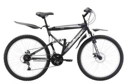 Велосипед Challenger Desperado Lux FS 26 D черно-серый 18&#039;&#039;, фото 1