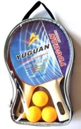 Набор для н/т YUGUAN 02 (2 ракетки + 3 шара) в чехле Набор для н/т YUGUAN 02 (2 ракетки + 3 шара) в чехле