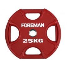 Диск X-Training уретановый цветной FOREMAN FM/UPX-25KG-RD (25 кг)