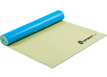 Коврик для йоги 5 мм желто-голубой Коврик для йоги 5 мм желто-голубой