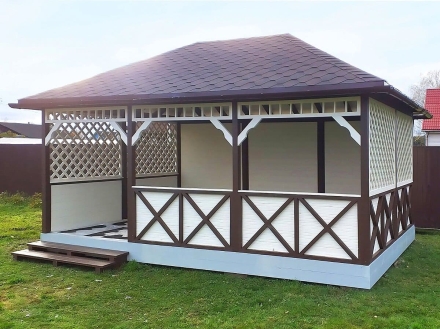 Прямоугольная беседка КАЛИФОРНИЯ, фото 1