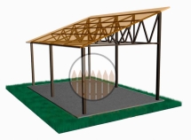 Навес из поликарбоната