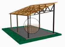 Навес из поликарбоната