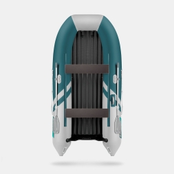 GLADIATOR E 300 SL AIR SPORT Морской зеленый-белый моторная лодка ПВХ, фото 3