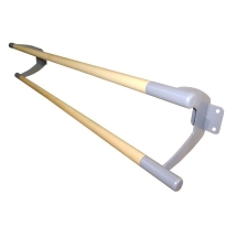 Станок хореографический ZSO пристенный, двухрядный 1,5 м, перекладина  D-40 мм Бук