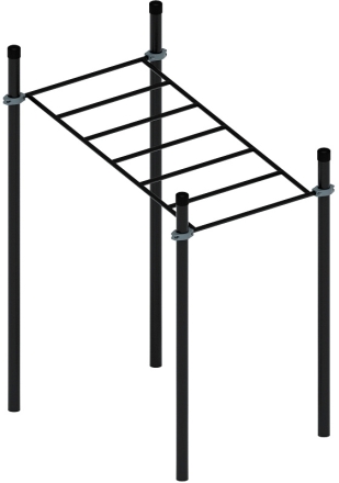 Воркаут ЛОВ 108 серый ВТ 102.07-03, фото 1