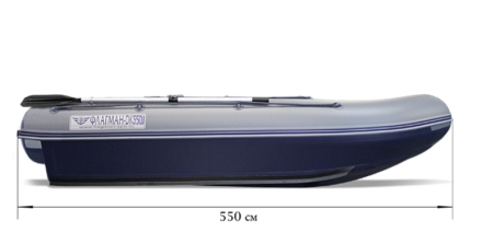 Лодка ПВХ Флагман DK 550 Jet НДНД надувная под мотор, фото 3