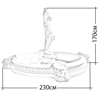 Фонтан Леоновский S и Девушка с кувшином Фонтан Леоновский S и Девушка с кувшином