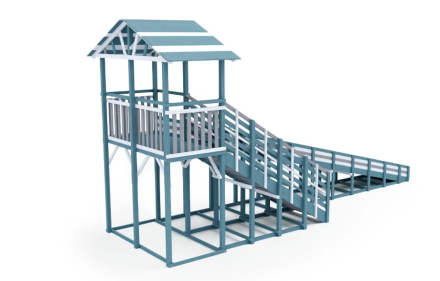 Зимняя горка Савушка Зима 8/1 (Серый Индиго), фото 3