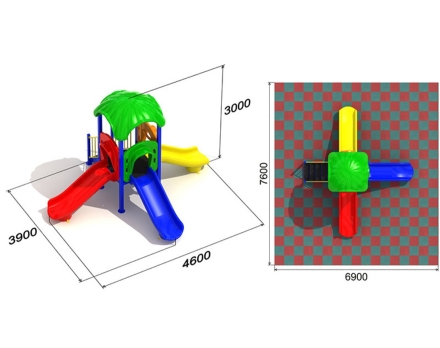 Детская площадка Ромашка 2.2, фото 3