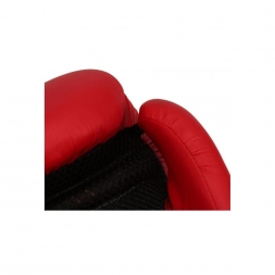 Перчатки боксерские SILVER (к/з красн. 14oz) BGS-2039, фото 3