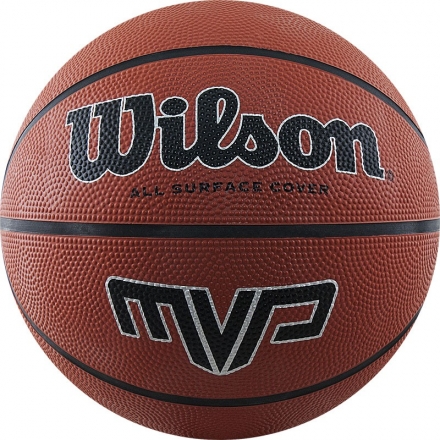 Мяч баск. WILSON MVP, арт.WTB1419XB07, р.7, резина, бутил.камера, коричневый, фото 1