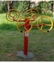 Тренажер для инвалидов-колясочников "Рули" УТМ-004 