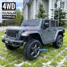 Электромобиль Jeep Rubicon 6768R серый