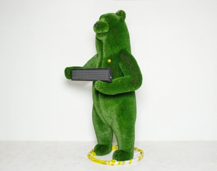 Топиари Мишка с бегущей строкой - газон Deluxe, фото 1