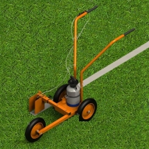 Машинка для разметки поля с ручной помпой