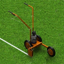 Машинка для разметки поля с ручной помпой