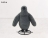 Топиари Пингвиненок, h=90 см - газон Eco