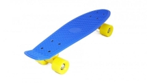 Скейт пластиковый 22х6", темно-синий
