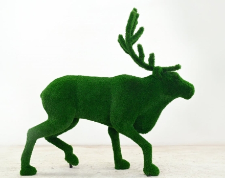 Топиари олень Изюбр, северный модель 2 - газон Deluxe, фото 4