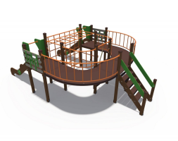 Детский игровой комплекс Май Встречные мосты Н-1200 ДИО 04051, фото 2