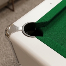 Бильярдный стол для пула Dynamic Billard "Triumph Plus" 8 футов (матово-белый) в комплекте, аксессуары и сукно, фото 7 Бильярдный стол для пула Dynamic Billard "Triumph Plus" 8 футов (матово-белый) в комплекте, аксессуары и сукно, фото 7