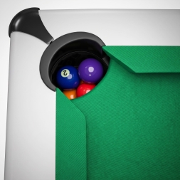 Бильярдный стол для пула Dynamic Billard "Triumph Plus" 8 футов (матово-белый) в комплекте, аксессуары и сукно, фото 4 Бильярдный стол для пула Dynamic Billard "Triumph Plus" 8 футов (матово-белый) в комплекте, аксессуары и сукно, фото 4